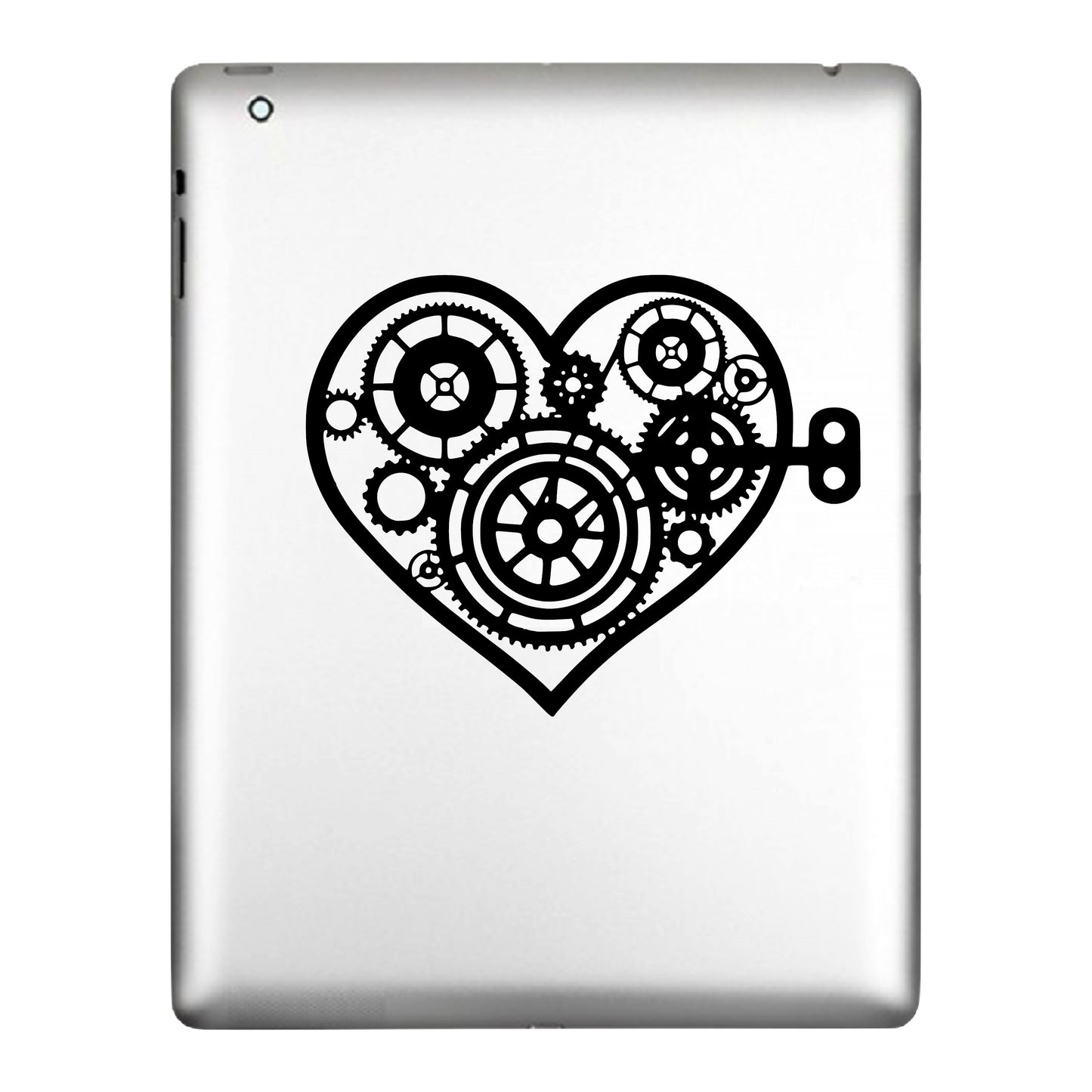 Gear Clock Heart, Sticker Decal