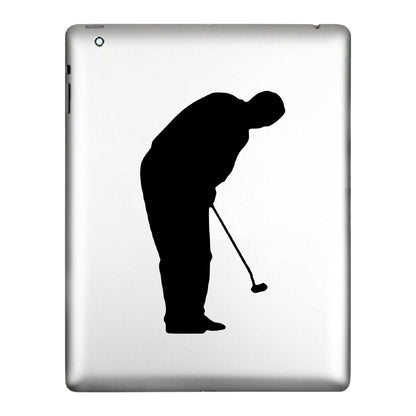Putting Male Golfer, Decal Sticker