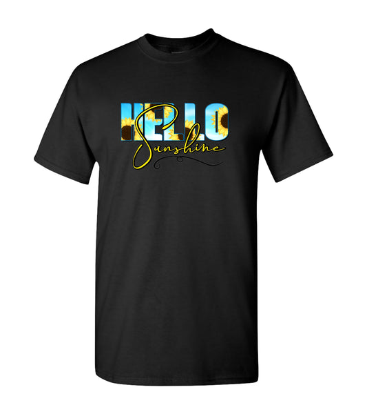 Hello Sunshine, Sunflowers, T Shirts