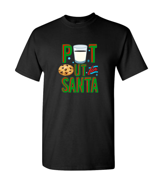Naughty Put Out For Santa, T-Shirt