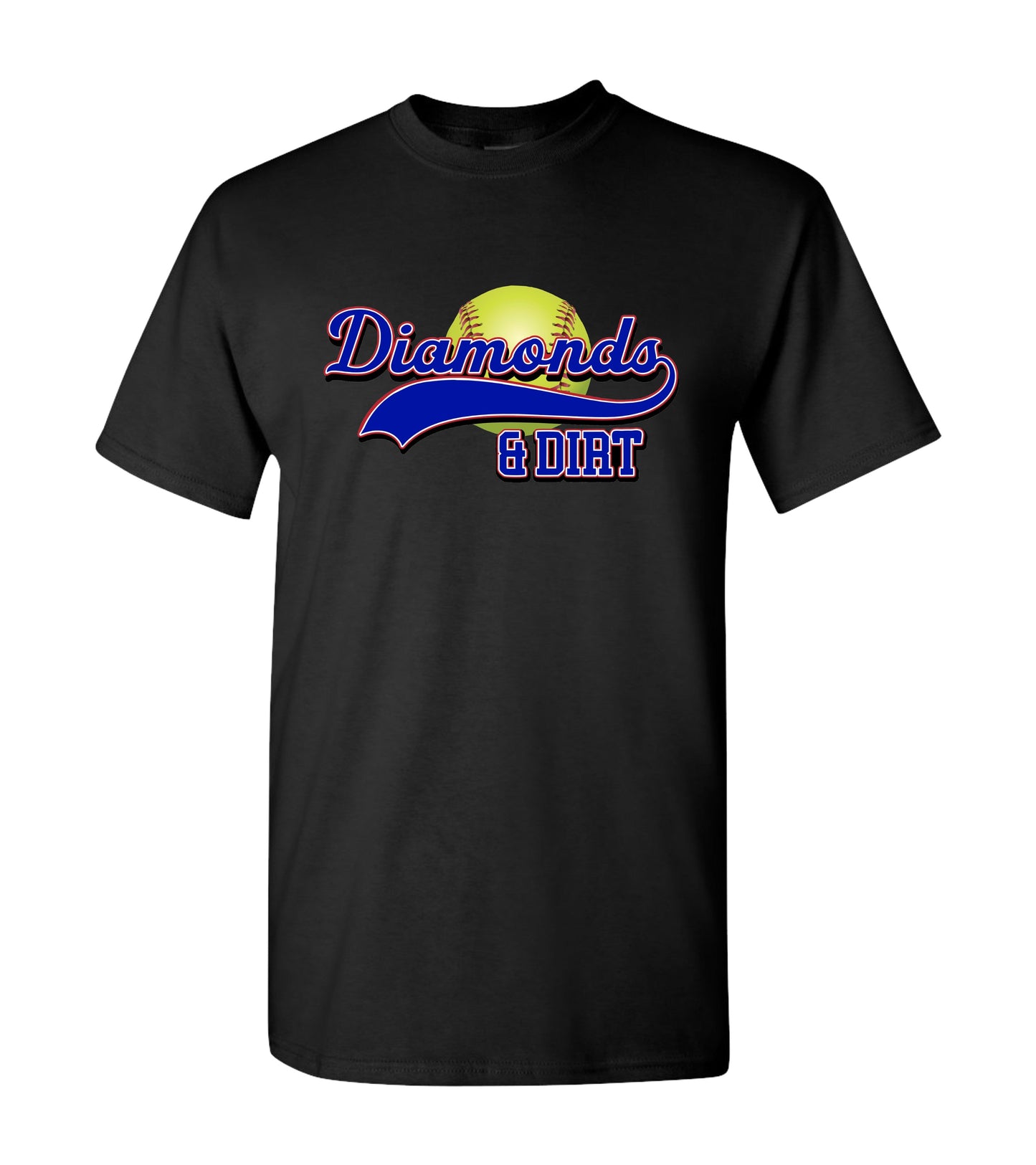 Softball Diamonds And Dirt, T-Shirt
