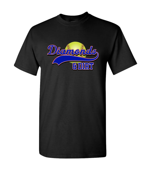 Softball Diamonds And Dirt, T-Shirt