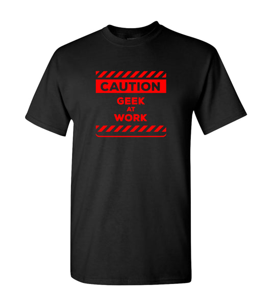 Caution Geek At Work, Shirts