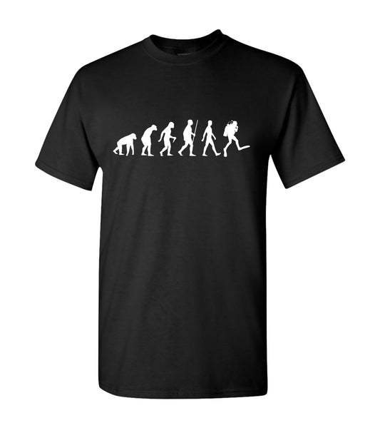 Evolution of Scuba Diver, Shirts