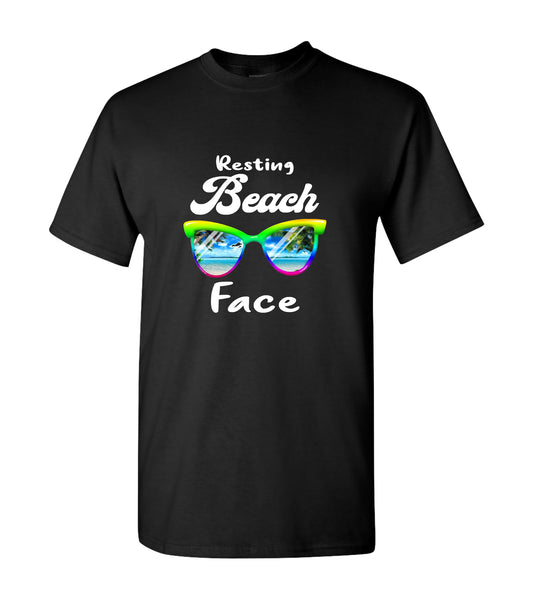 Resting Beach Face, Sun Glasses, Shirts