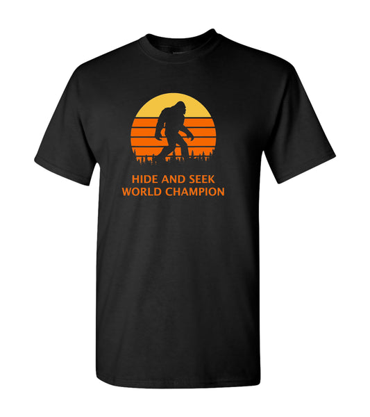 Bigfoot Hide and Seek World Champion, Shirts