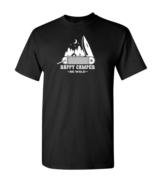 Happy Camper, Be Wild, Shirts