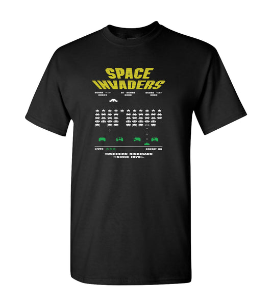 Classic Space Invaders Video Game, Shirts