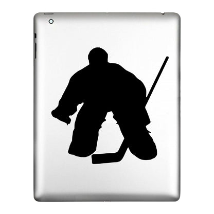 Hockey Goalie, Sticker Decal.