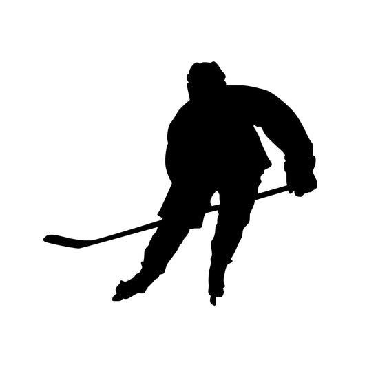 Hockey Player, Sticker Decal