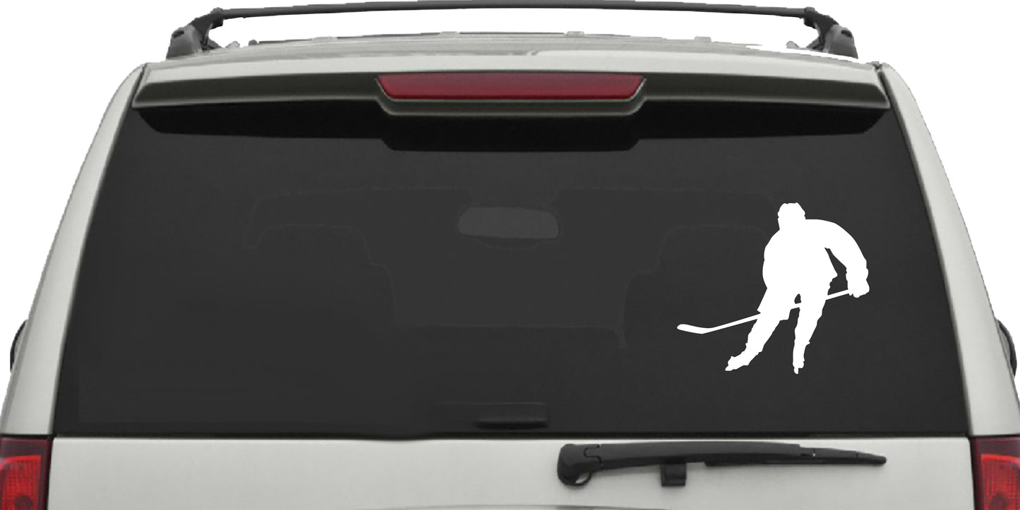 Hockey Player, Sticker Decal