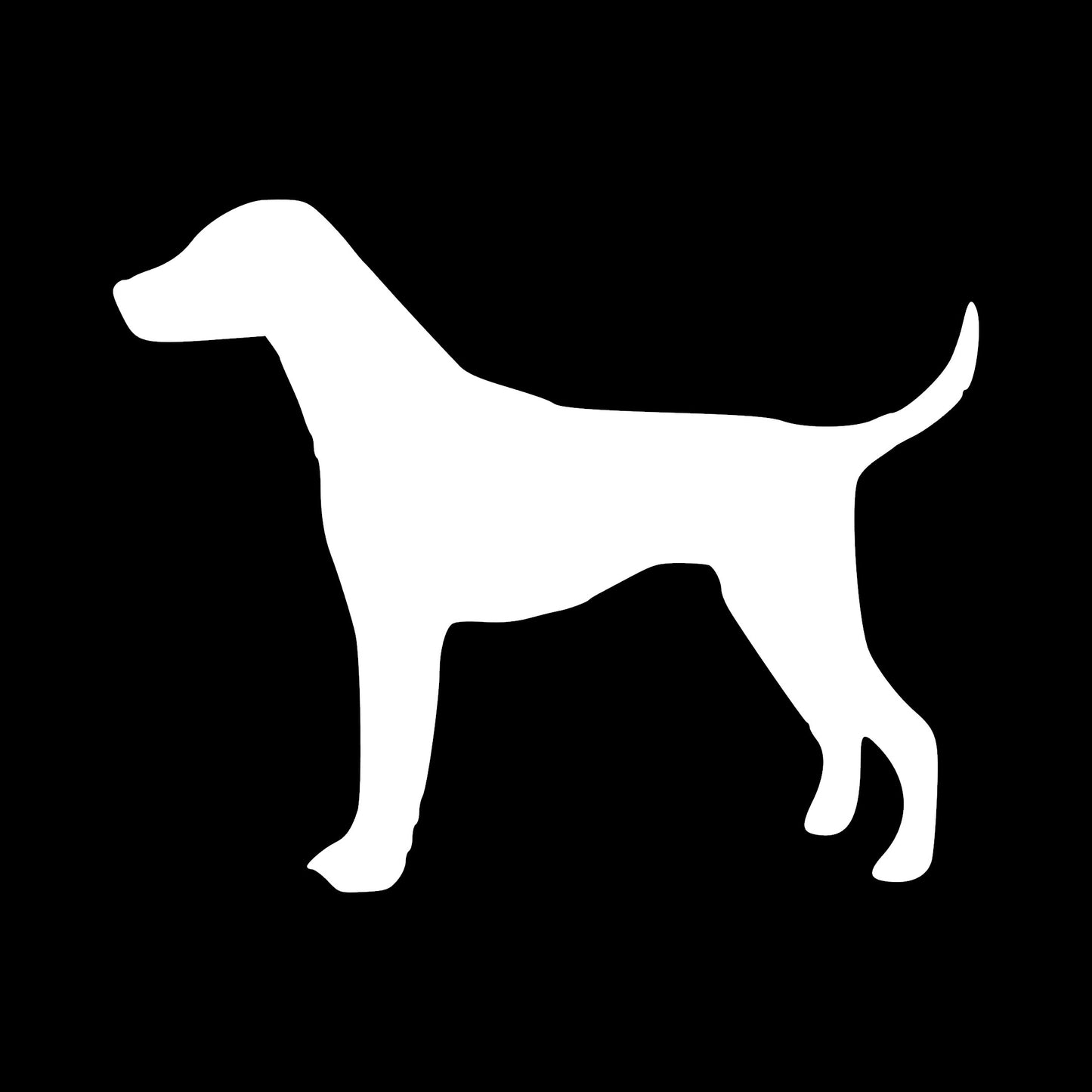 Hunting Dog, Sticker Decal