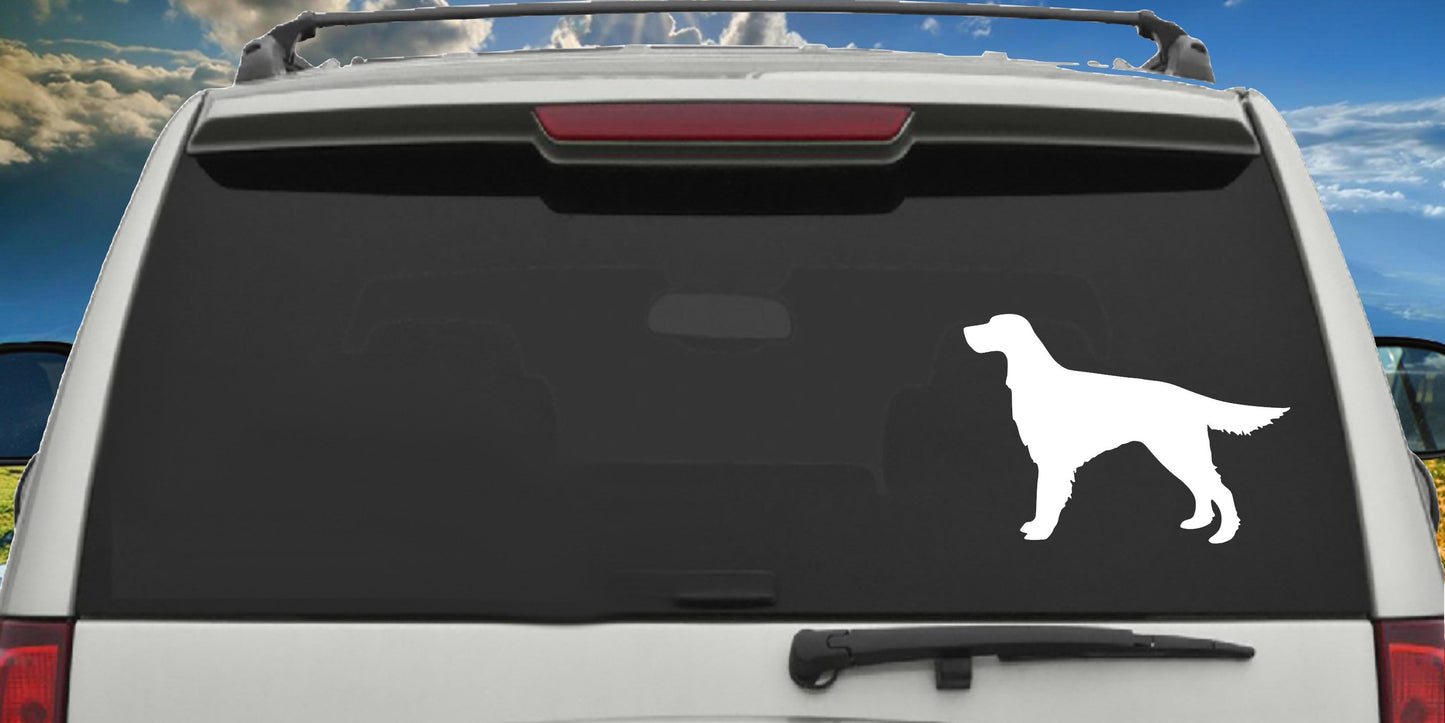 Irish Setter Dog, Sticker Decal