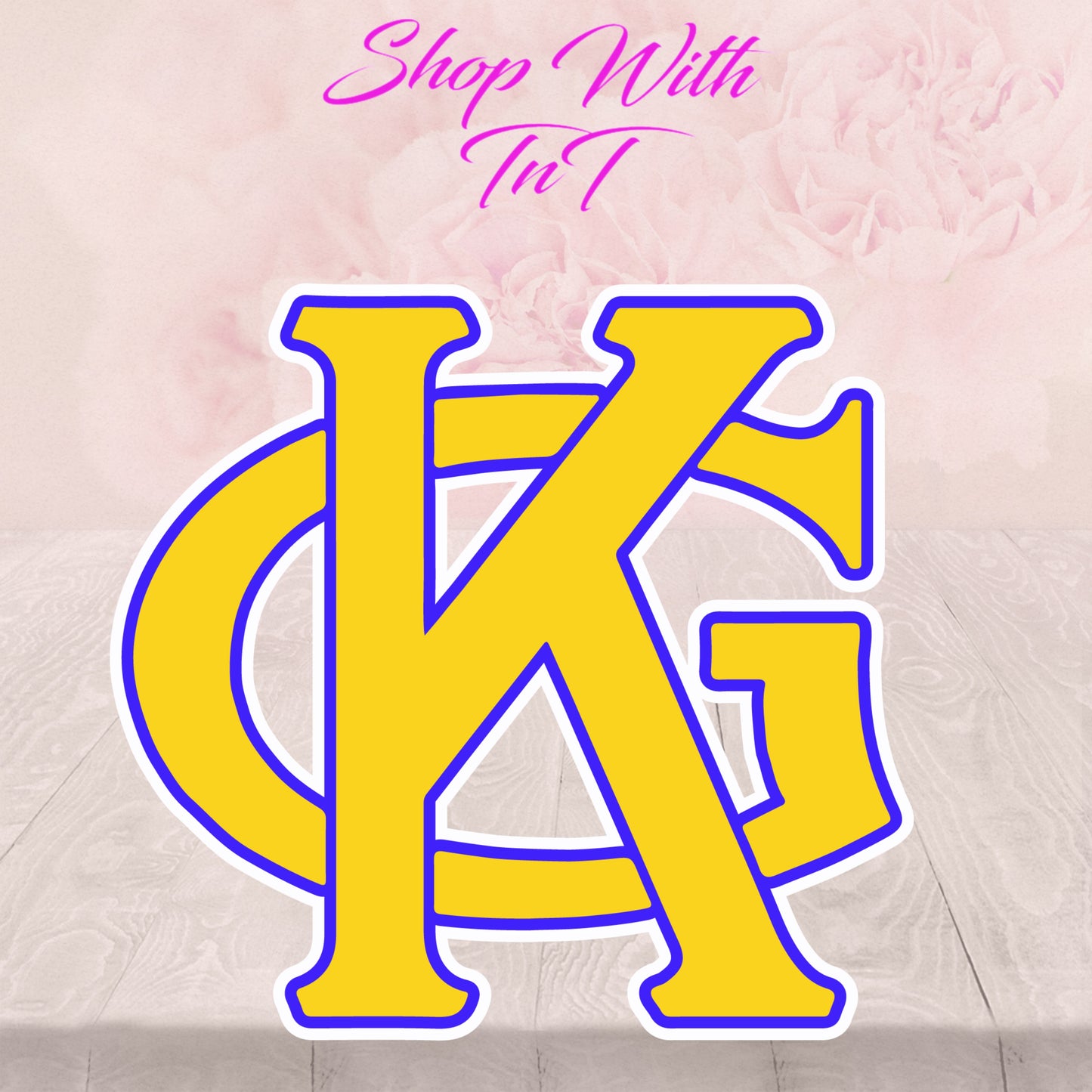 KG King George Vinyl Decal Sticker for flat surface