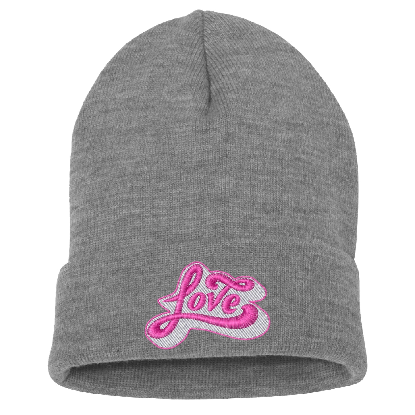 LOVE Embroidered Beanie Winter Hat