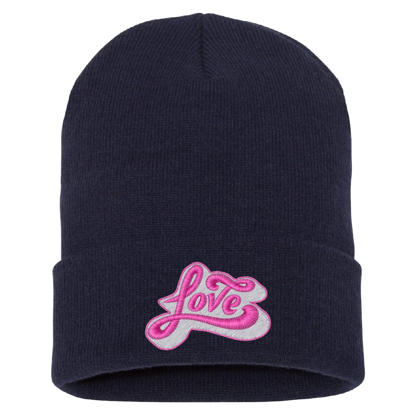 LOVE Embroidered Beanie Winter Hat