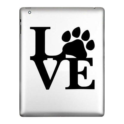 Love Paw Dog, Sticker Decal