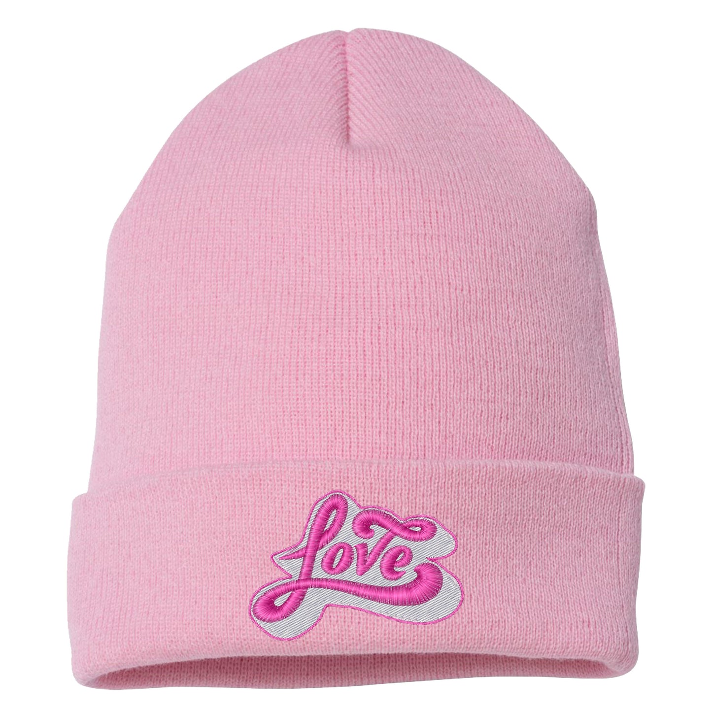 LOVE Embroidered Beanie Winter Hat