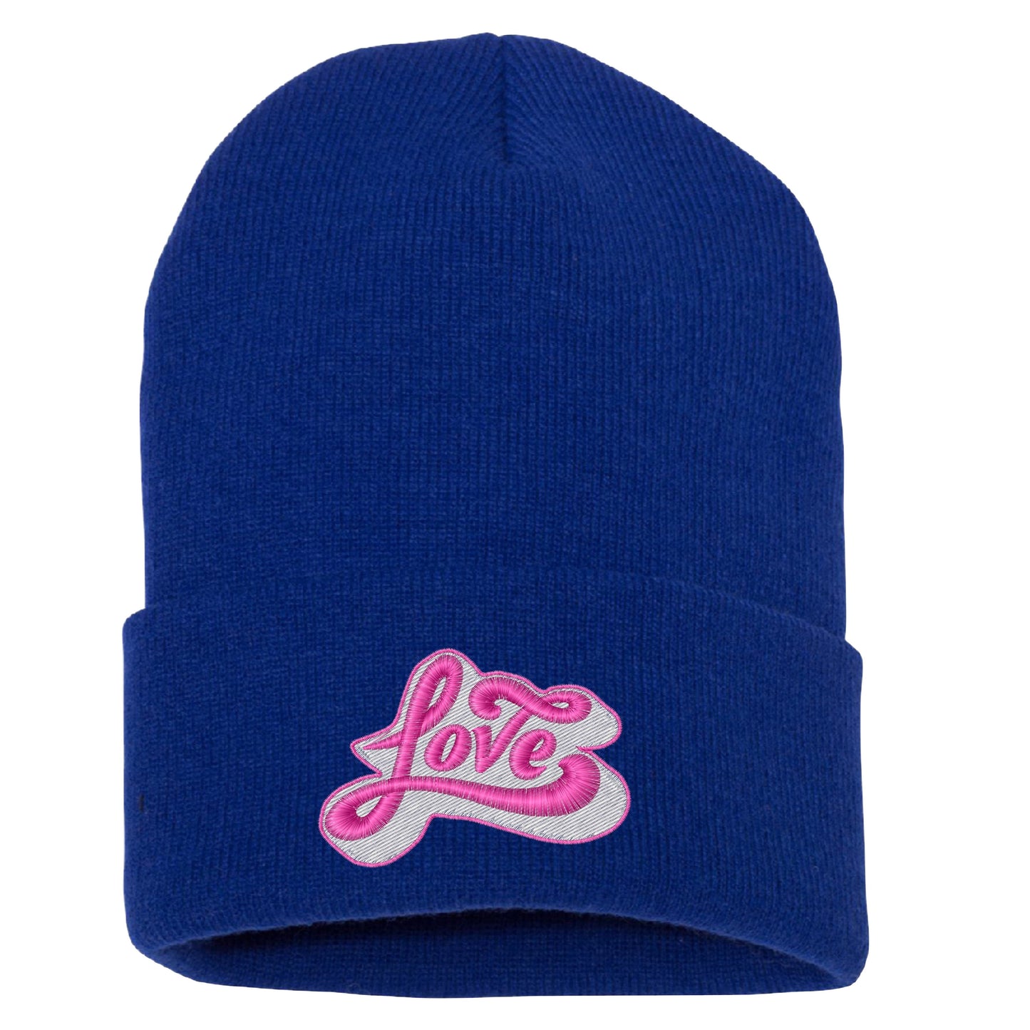 LOVE Embroidered Beanie Winter Hat