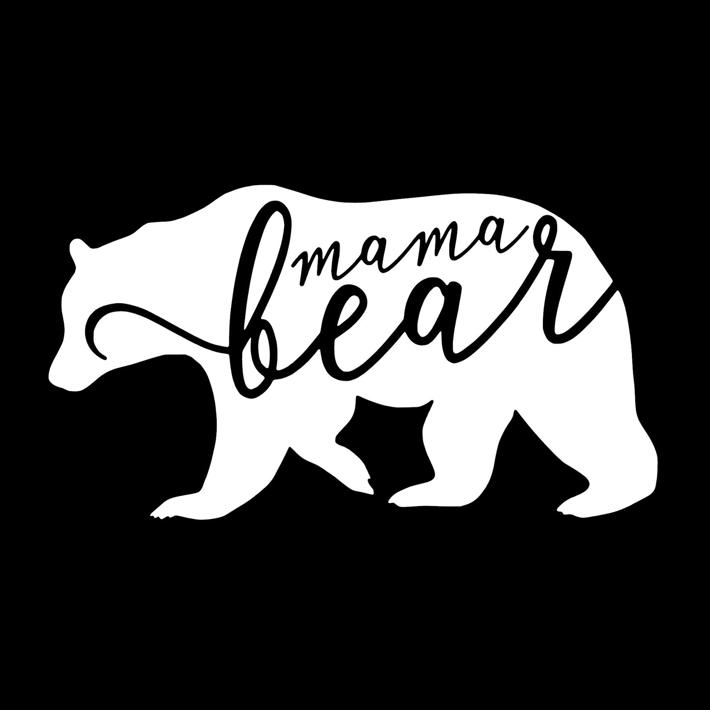Mama Bear, Sticker Decal