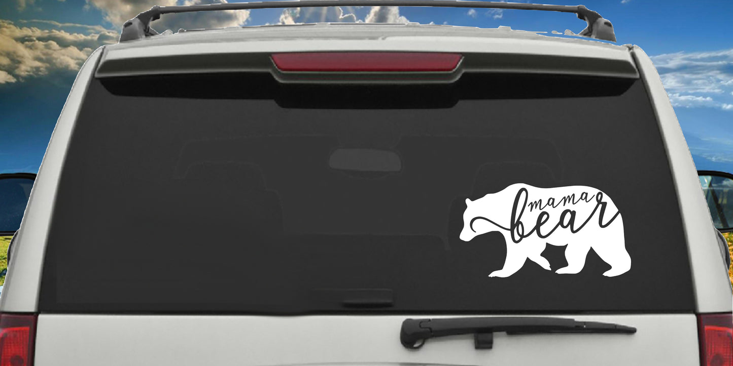 Mama Bear, Sticker Decal