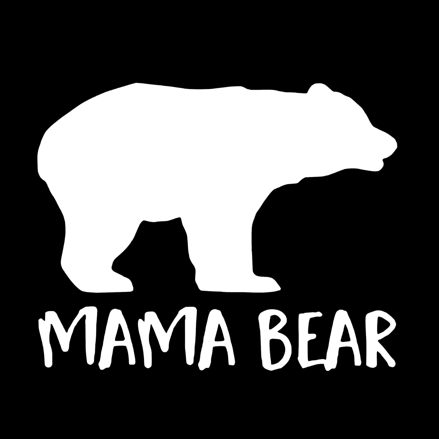 Mama Bear, Sticker Decal