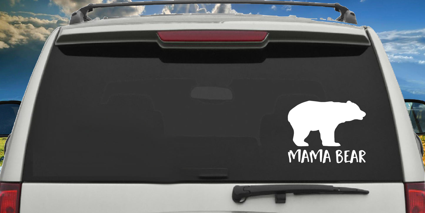 Mama Bear, Sticker Decal