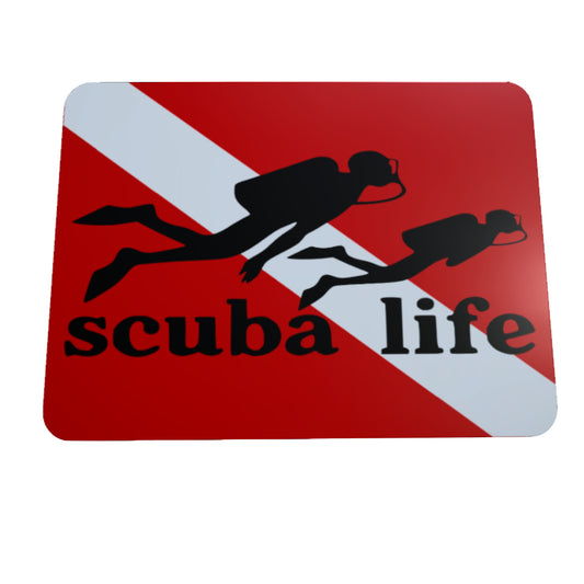Scuba Life Diver Down, Mousepad.