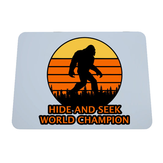 Bigfoot Sasquatch Hide and Seek, Mousepad.