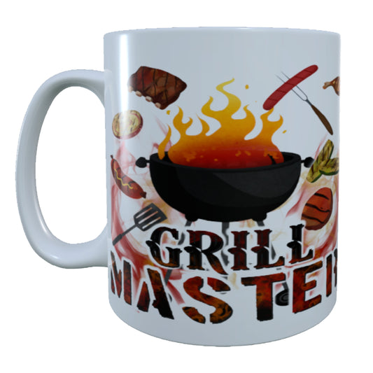 BBQ Grill Master, 15 oz Mug.