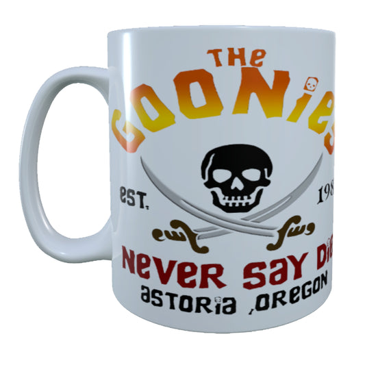 Goonies Never Say Die Pirate, 15 oz Mug.