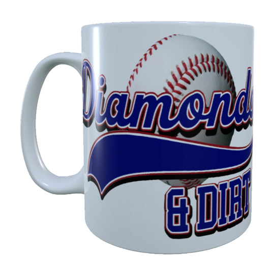 Baseball Softball Diamonds And Dirt | 15 oz Mug