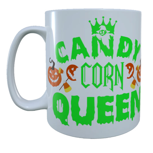 Candy Corn Queen, Halloween, 15 oz Mug