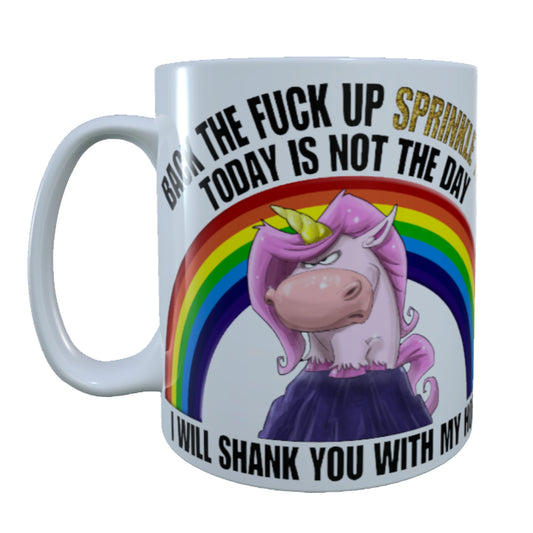 Back The F**k Up Sprinkle T*ts, 15 oz Mug