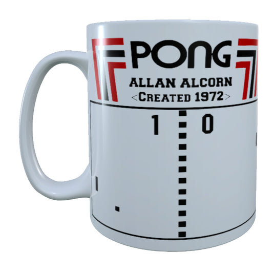 Classic Pong Retro Video Game, 15 oz Mug