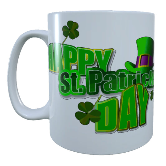 Happy St. Patrick's Day, Patty's Day, 15 oz Mug