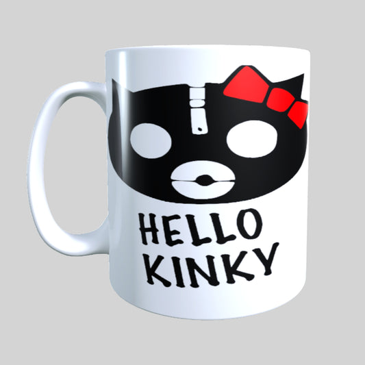 Hello Kinky, 15 oz Mug.