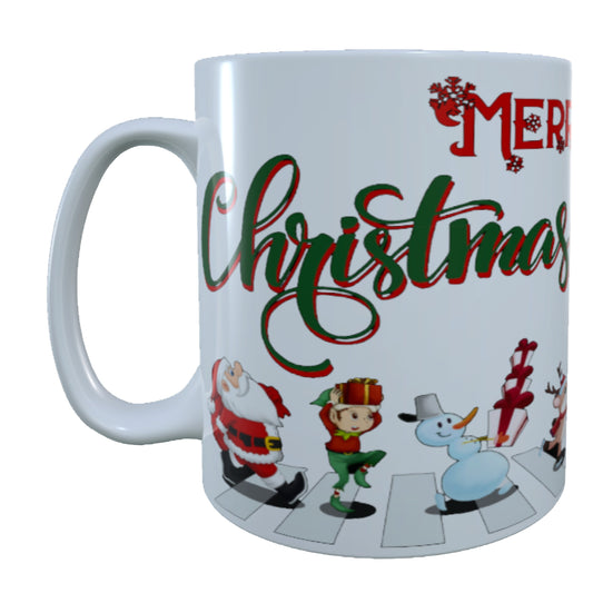 Abbey Road Christmas, 15 oz Mug