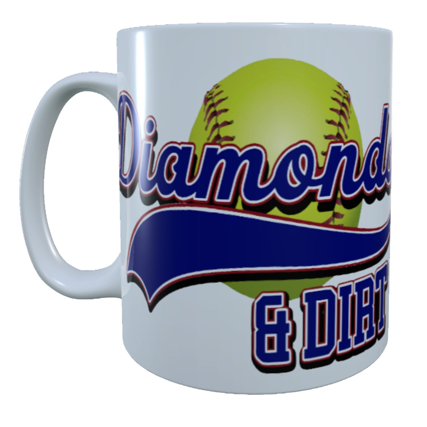 Baseball Softball Diamonds And Dirt | 15 oz Mug