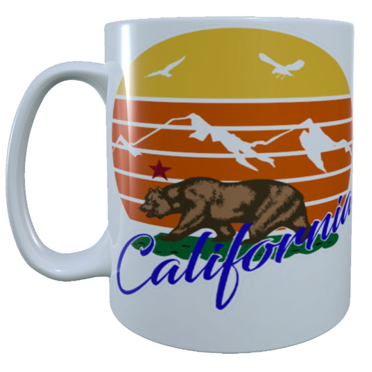 California State Grizzly Bear 15 oz Mug