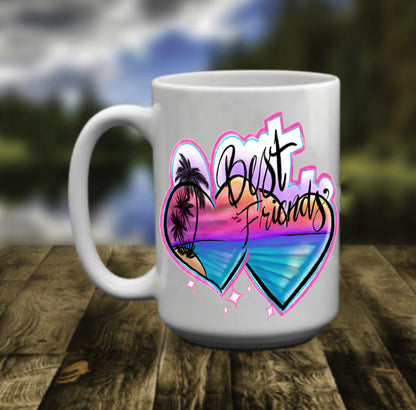Best Friends, 15 oz Mug