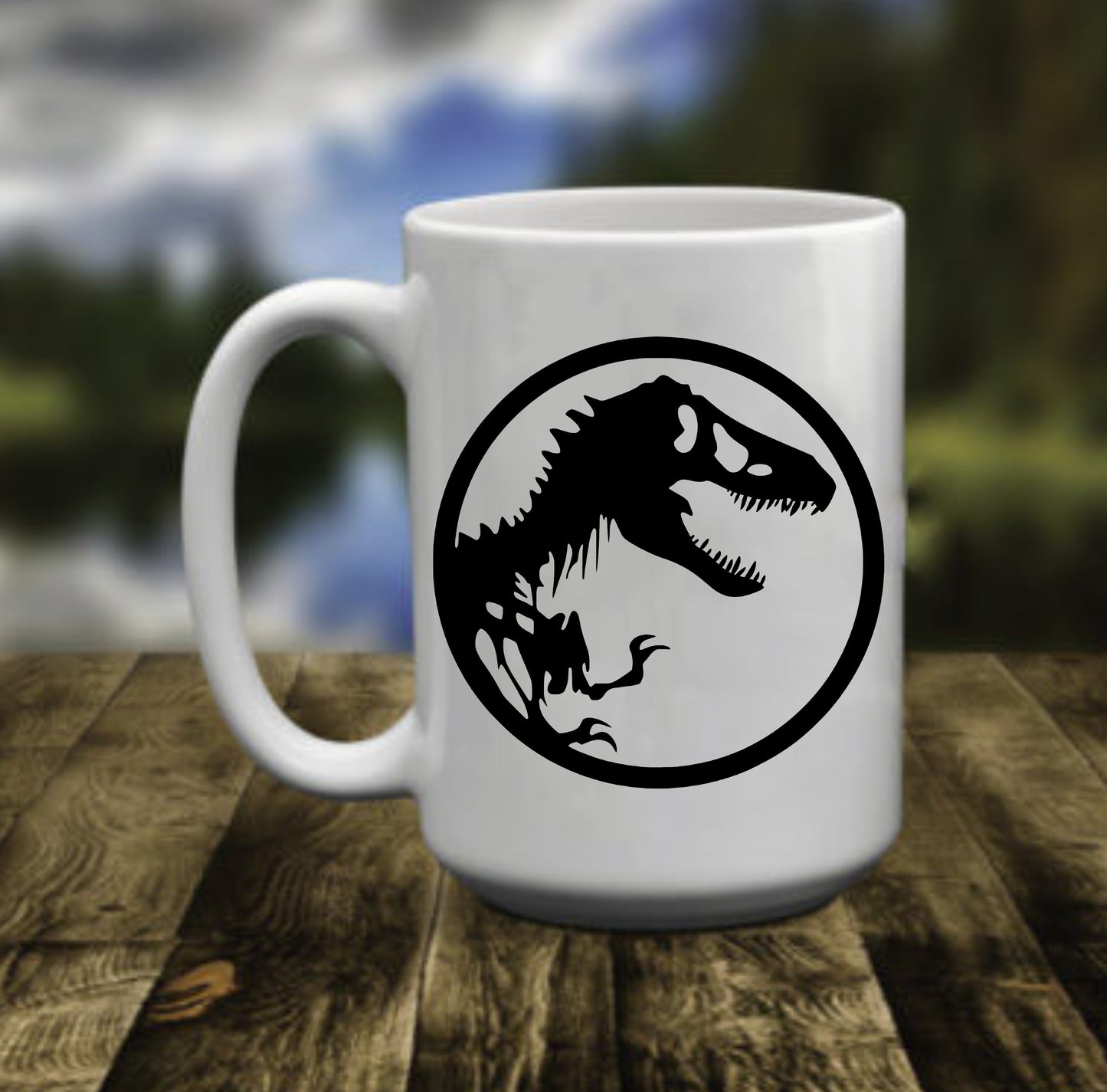 Jurassic Dinosaur, 15 oz Mug