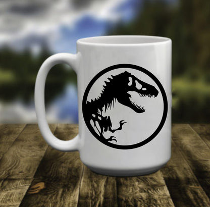 Jurassic Dinosaur, 15 oz Mug