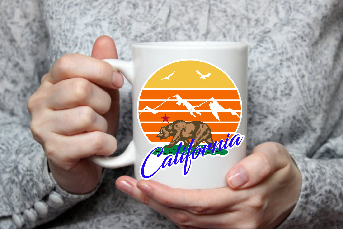 California State Grizzly Bear 15 oz Mug