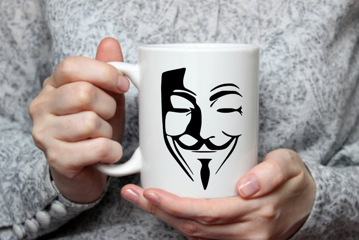 Anonymous, V for Vendetta, 15 oz  Mug