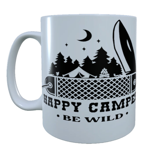 Happy Camper, Be Wild, 15 oz Mug
