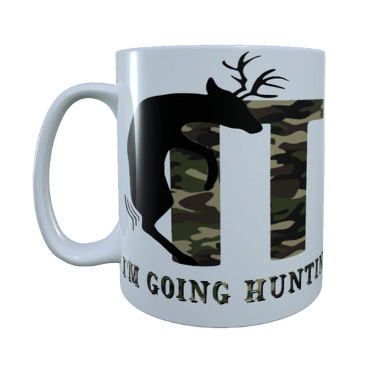 F**k It I'm Going Hunting, Camo, 15 oz Mug