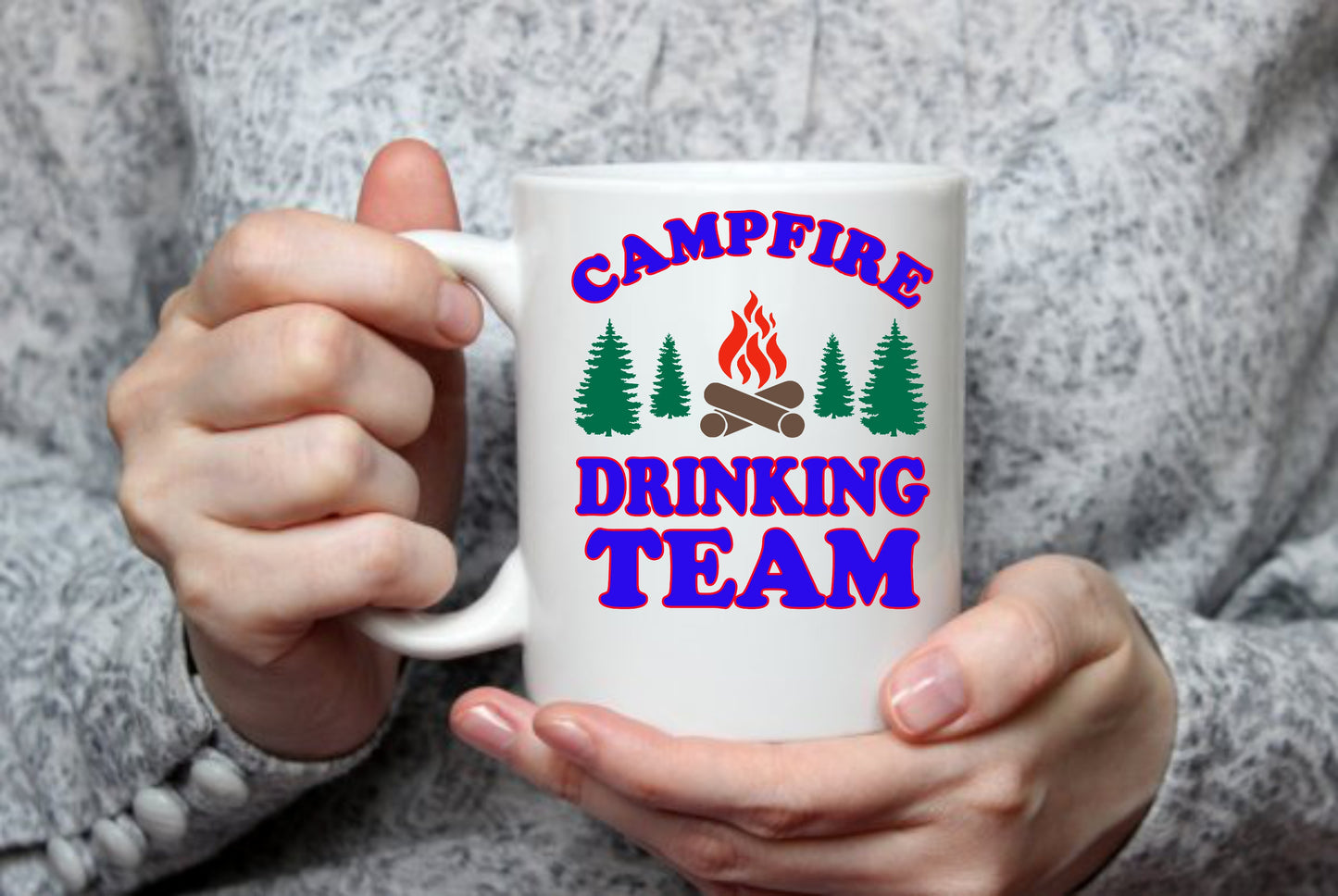 Campfire Drinking Team, 15 oz Mug