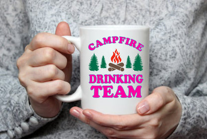 Campfire Drinking Team, 15 oz Mug