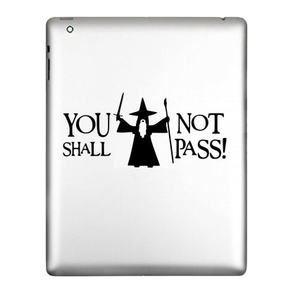You Shall Not Pass, Wizard, Decal Sticker